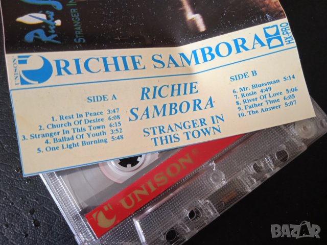Richie Sambora – Stranger In This Town - аудио касета UNISON, снимка 2 - Аудио касети - 44310485