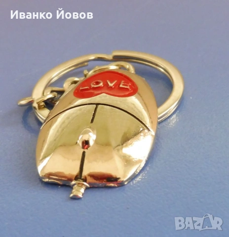 Ключодържател Компютърна мишка, метален, цветен, 2D (плосък), идеален подарък, снимка 8 - Други - 53430373
