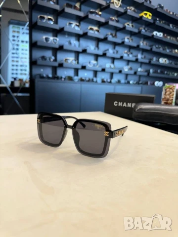 очила с черен обикновен калъф gucci chanel versace, снимка 4 - Слънчеви и диоптрични очила - 51093429