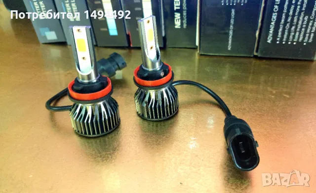 H8, H9, H11 Led автомобилни крушки, снимка 2 - Аксесоари и консумативи - 48688369