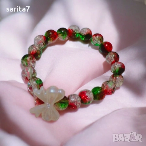 гривна Магия с красива перлена панделка 🎀, снимка 4 - Гривни - 53179816