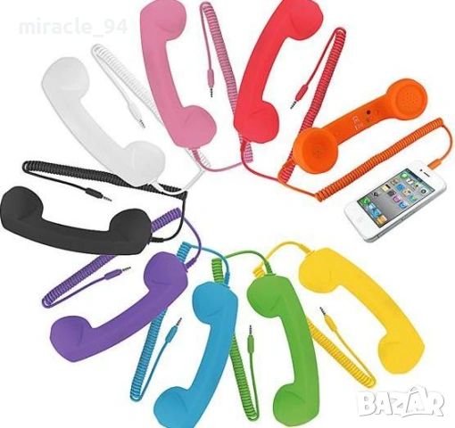 Coco Retro Phone Handset - ретро слушалка с микрофон - ИЗГОДНО !!!, снимка 3 - Слушалки, hands-free - 53087909