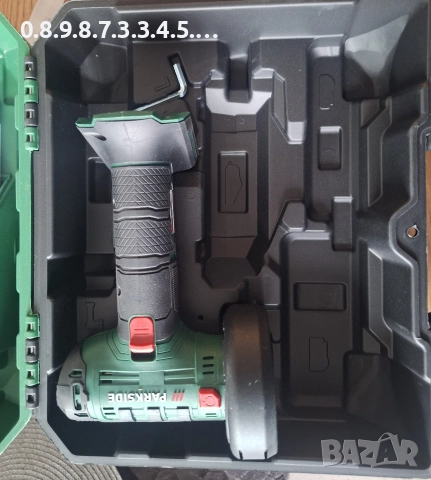 малък акумулаторен ъглошлайф на Парксайд 20В Parkside 20V PWSAM 20-li C2, снимка 3 - Ъглошлайфи - 52902292