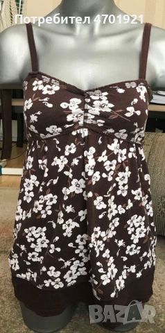 Кафяв потник на цветя, снимка 2 - Потници - 53137009