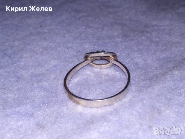 СТАР СРЕБЪРЕН РЕТРО АР НУВО ПРЪСТЕН ВИСОКА ПРОБА СРЕБРО РЪЧНА МАЙСТОРСКА ИЗРАБОТКА 38731, снимка 6 - Антикварни и старинни предмети - 41741524