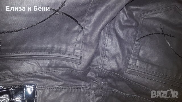 кожен панталон промазани дънки , снимка 5 - Панталони - 35893051