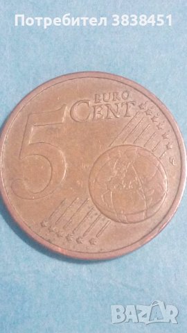 5 евро цент 2009 г.Словенско, снимка 1