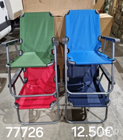 Продавам къмпинг столове,шезлонг, снимка 5 - Къмпинг мебели - 53869056