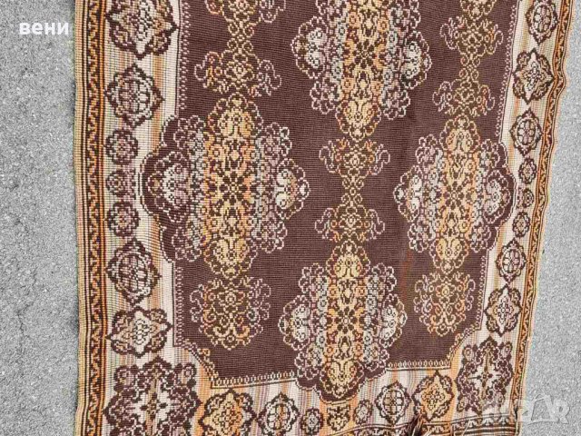Стар вълнен килим , снимка 3 - Килими - 41338605