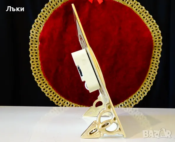 Бронзов настолен часовник с вечен календар,W.Germany. , снимка 6 - Антикварни и старинни предмети - 47747212