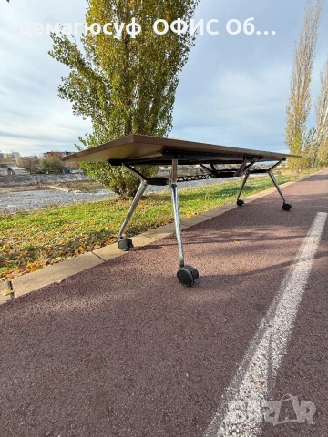 Страхотна конферентна маса сгъваема подвижна ролбар на колелца;, снимка 6 - Маси - 53067494