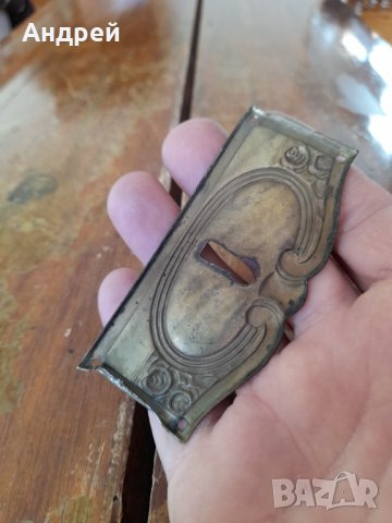 Стар обков за ключалка,брава #8, снимка 3 - Други ценни предмети - 44291150