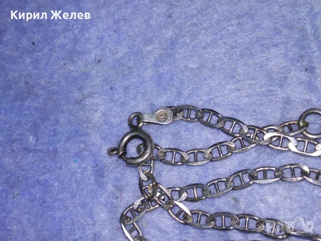 СТАР СРЕБЪРЕН КЮСТЕК За ДЖОБЕН ЧАСОВНИК ВЕРИЖКА СРЕБРО 925 РЕТРО ПЛЕТКА АВТОРСКА ИЗРАБОТКА 38267, снимка 7 - Антикварни и старинни предмети - 40921602