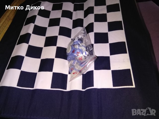 Покривало шалте ново тип сламено тип чанта за басейн за плаж с шах и табла  166х80см, снимка 4 - Водни спортове - 44391768