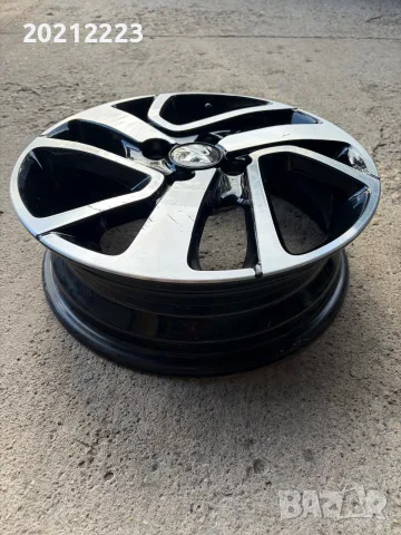 1 брой алуминиева джанта за Peugeot 108  15, снимка 5 - Гуми и джанти - 56214886