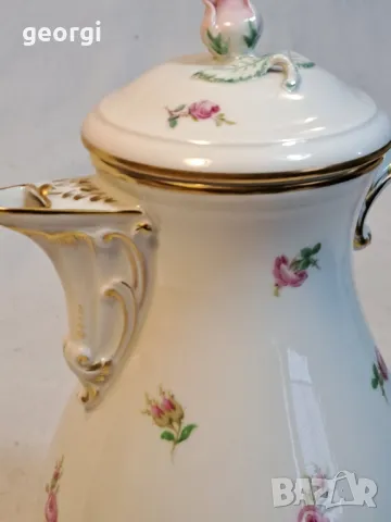порцеланов чайник Meissen , снимка 7 - Сервизи - 49676555