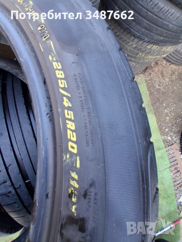 285 45 20 GOOD YEAR 4броя летни дот 2020г , снимка 7 - Гуми и джанти - 53667884