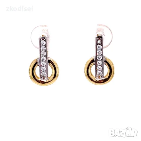 Златни обеци 2,74гр.14кр. проба:585 модел:4227-4, снимка 1