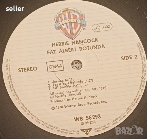 Herbie Hancock ‎– Fat Albert Rotunda Издание 🇩🇪 GERMANY-GATEFOLD  Състояние на винила:като звук вс, снимка 5 - Грамофонни плочи - 52998058