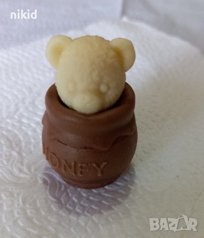 3d глава мече и буркан силиконов молд форма фондан смола гипс шоколад, снимка 5 - Форми - 40664829