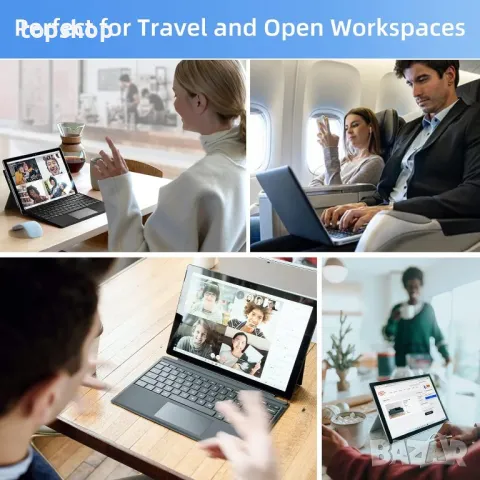 MAMOL Магнитен протектор за екран 12,3 инча за Microsoft Surface Pro 7+, 7,6,5,, снимка 6 - Захранвания и кутии - 50303009