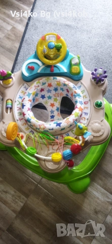 Проходилка Паяк 4в 1 "Джоя Лукс" Звездички Chipolino.  Изключително полезен и забавен за вашето дете, снимка 4 - Проходилки - 53093074