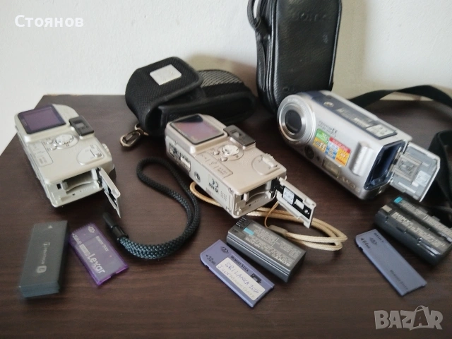 Лот камери SONY Cyber-shot DSC-P1,P7, P9,P10, P100,P120,P200, , снимка 11 - Фотоапарати - 50474468