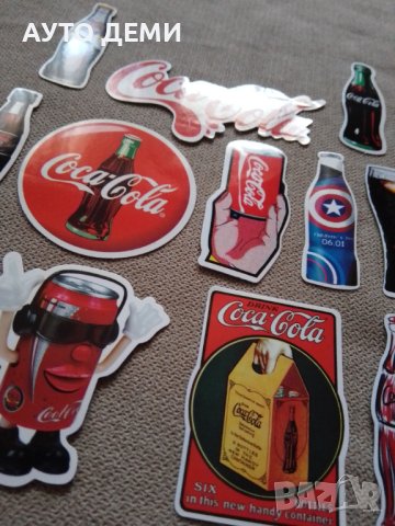 Цветни самозалепващи гланцирани стикер Кока Кола Coca Cola, снимка 4 - Аксесоари и консумативи - 41261721