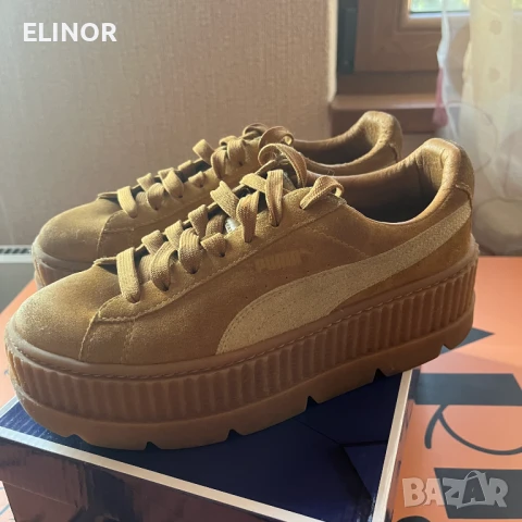 Дизайнерски маратонки Puma fenty 38 номер, 24 см., снимка 2 - Маратонки - 51301457