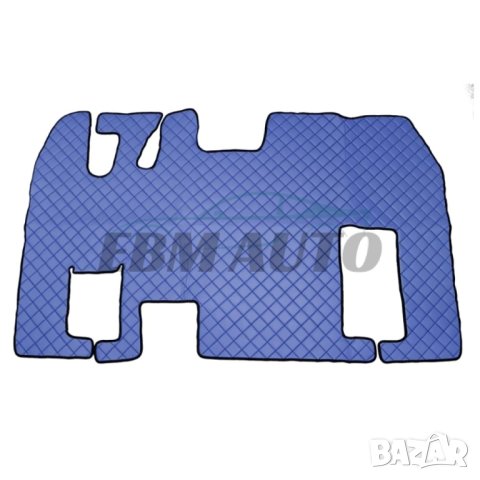 Кожени Стелки за Renault Magnum 2002 - 2012 - Сини автоматични ск, снимка 1 - Аксесоари и консумативи - 44144766