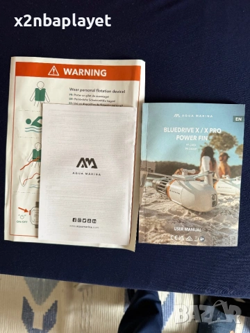 Aqua Marina Bluedrive X Pro – електрическа перка за SUP/каяк, снимка 9 - Водни спортове - 53241476