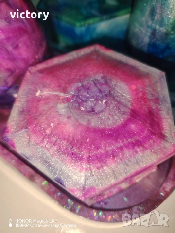 ✨ Ръчно изработен комплект от епоксидна смола ✨, снимка 2 - Декорация за дома - 51699076