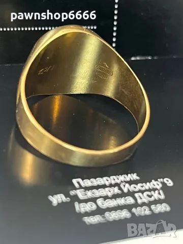 Златен пръстен 18К, снимка 6 - Пръстени - 47264644