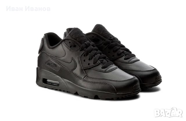 Оригинални МАРАТОНКИ NIKE AIR MAX 90 LEATHER   номер 38,5-39, снимка 5 - Маратонки - 40715078