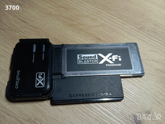 Звукова карта за лаптоп  Creative PCMCIA/Expresscard 34/54, снимка 2 - Лаптоп аксесоари - 51548884