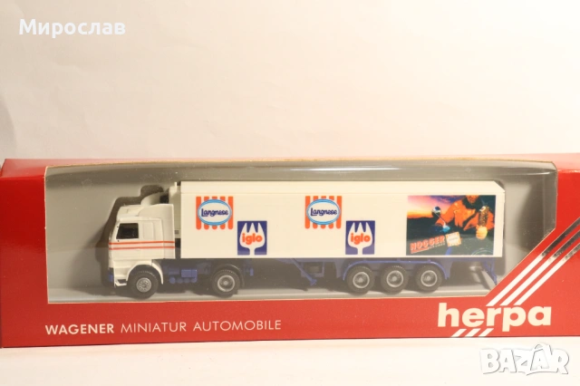 HERPA H0 1/87 SCANIA КАМИОН КОЛИЧКА МОДЕЛ