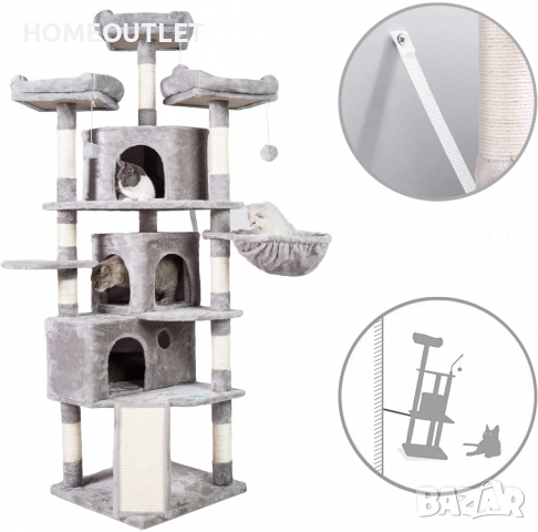 Котешка катерушка / дърво EMPJ032W, снимка 2 - За котки - 36306175
