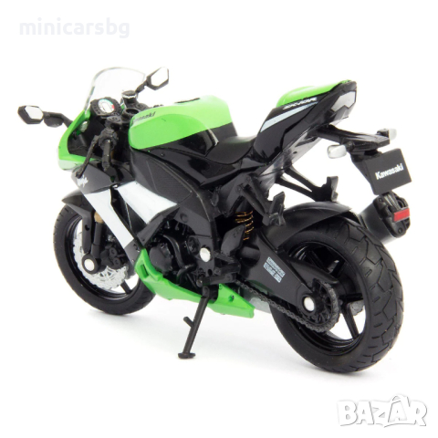 1:18 Метални мотори: 2009 KAWASAKI NINJA ZX-10R - Welly, снимка 3 - Колекции - 44601092