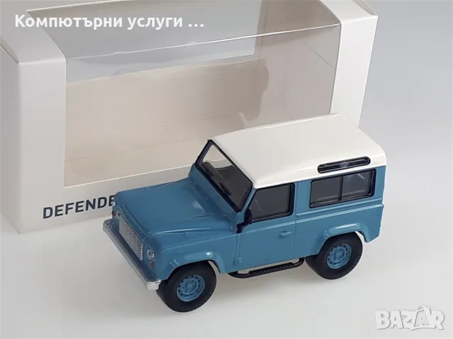 LAND ROVER Defender 1995 - мащаб 1:43 на Norev моделът е нов в кутия, снимка 4 - Колекции - 55748433