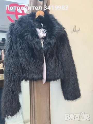 Пухкава палтенце с копчета, снимка 2 - Якета - 52522732