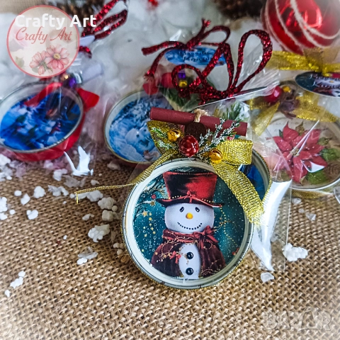 Коледни играчки за елха с късметче, снимка 7 - Коледни подаръци - 51956508