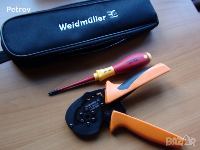 WEIDMÜLLER PZ 10 HEX - ТОП-PROFI Кримпклещи 0,14 - 10 mm²  ШЕСТОСТЕНЕН SUPER CRIMP !! НОВИ !!GERMANY, снимка 4 - Клещи - 35192262