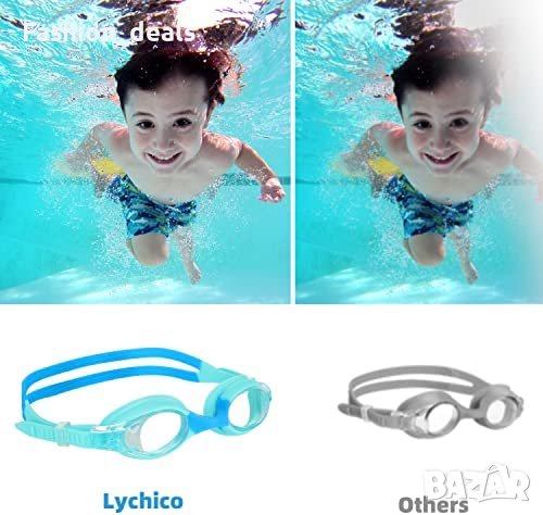 Нови Детски регулируеми очила за плуване 3-12 години с UV защита, снимка 3 - Водни спортове - 40484744