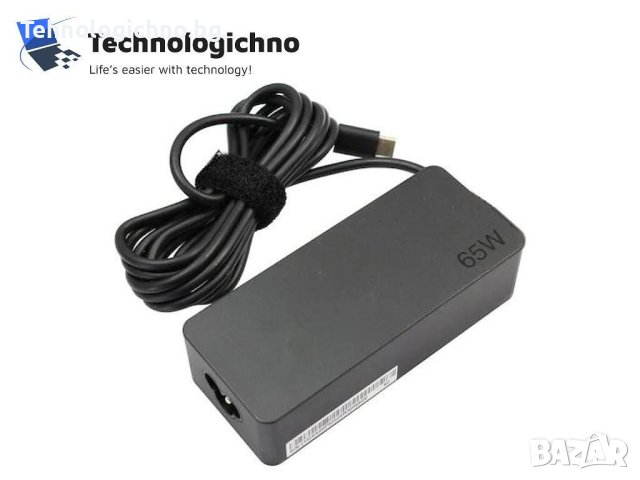 Зарядно Lenovo 20V 3.25A 65W Type C, снимка 2 - Други - 44400666