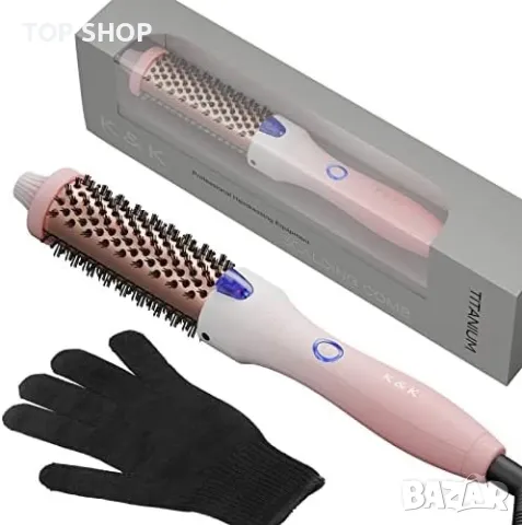 Нова йонна термична четка за коса Жени Прическа Подарък, снимка 3 - Тримери - 49654978