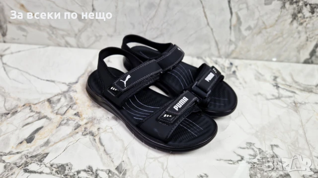 Puma Мъжки Черни Ежедневни Сандали Пума Код P707, снимка 6 - Мъжки сандали - 50585060