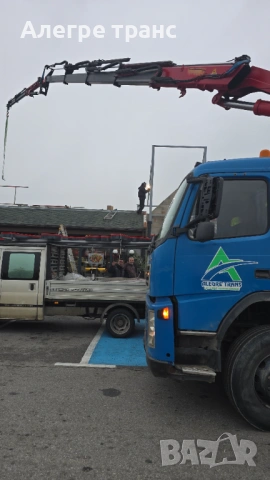 Услуга камион с кран автокран Пловдив и региона