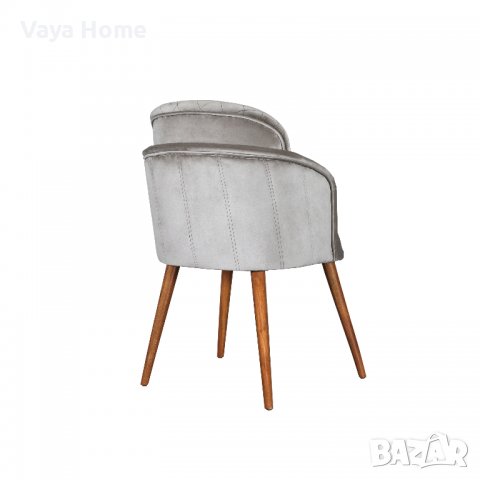 Трапезен стол, Silver, Сребрист, снимка 3 - Столове - 39334158