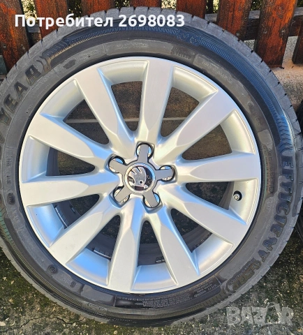 16 джанти с гуми за audi, skoda, vw, снимка 3 - Гуми и джанти - 53705951