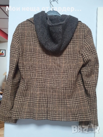 Сако стино кафяво р42 Л. Лондон Tom Taylor , снимка 3 - Сака - 52170786